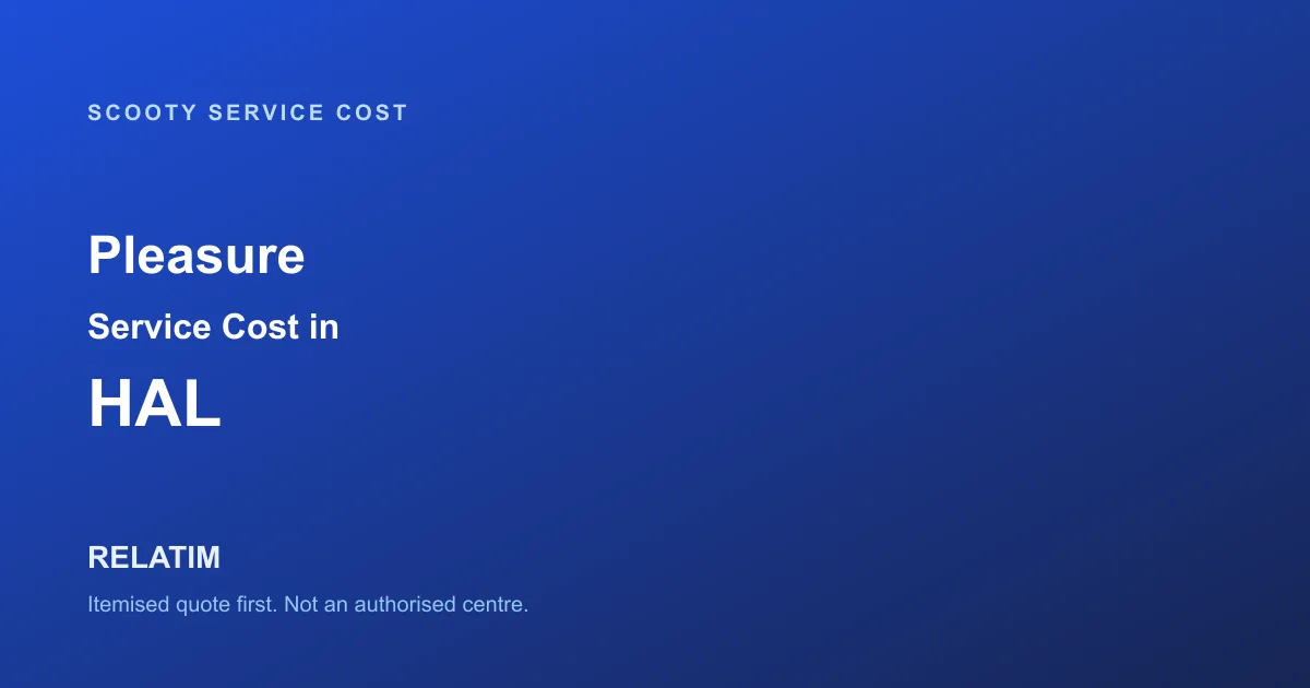 Pleasure Service Cost in HAL, Bangalore